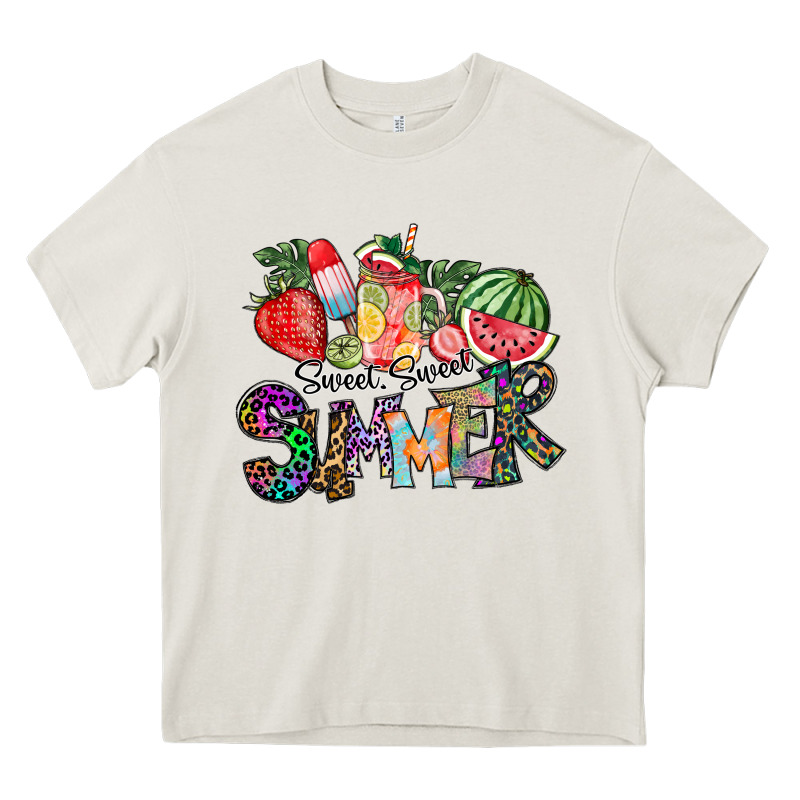 Sweet Sweet Summer Heavy Core Tee by CowhideDigitalArt | Teevron