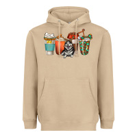 Mushroom alaskan husky dog coffee cups Heavyweight Hoodie - texasbilliewilder