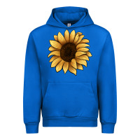 Cobalt sunflower Urban Hoodie - JahusDesignShop