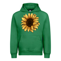 Emerald sunflower Urban Hoodie - JahusDesignShop