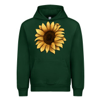 Forest Green sunflower Urban Hoodie - JahusDesignShop