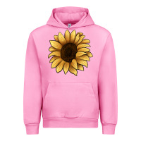 Fuchsia Pink sunflower Urban Hoodie - JahusDesignShop