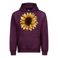 Mauve Wine sunflower Urban Hoodie - JahusDesignShop