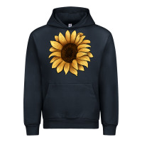 Navy sunflower Urban Hoodie - JahusDesignShop