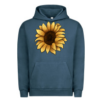 Pigment Midnight Navy sunflower Urban Hoodie - JahusDesignShop