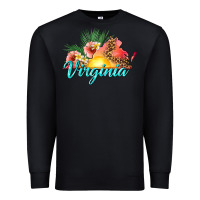 Black summer virginia Premium Sweatshirt - texasbilliewilder