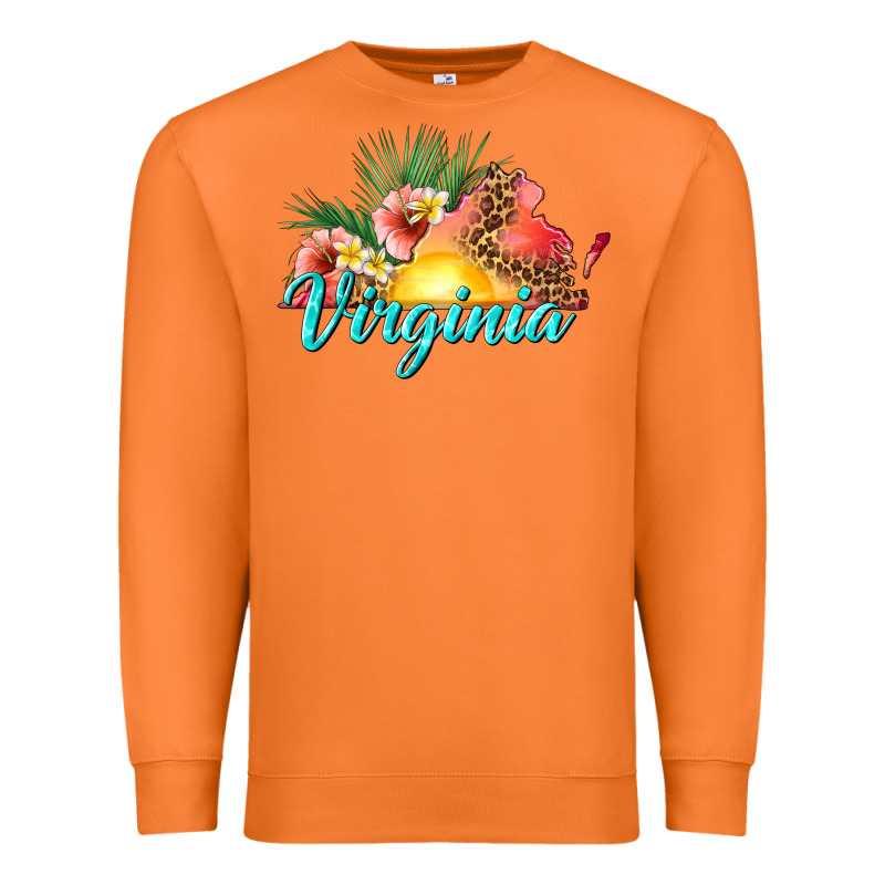 Summer Virginia Premium Sweatshirt by texasbilliewilder | Teevron