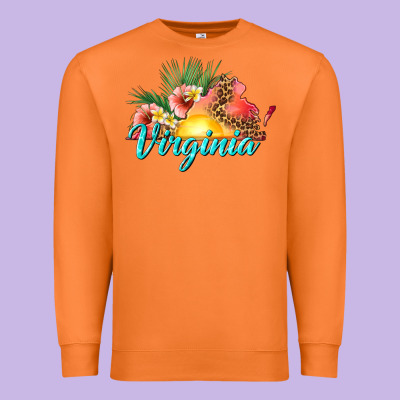 Summer Virginia Premium Sweatshirt Designed By Texasbilliewilder