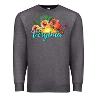 Charcoal Heather summer virginia Premium Sweatshirt - texasbilliewilder
