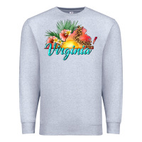 Heather Grey summer virginia Premium Sweatshirt - texasbilliewilder