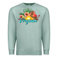 Seafoam summer virginia Premium Sweatshirt - texasbilliewilder