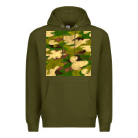 Army Green camouflage seamless pattern Premium Hoodie - BundleAndBundleShop