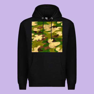 Camouflage Seamless Pattern Premium Hoodie Designed By Bundleandbundleshop
