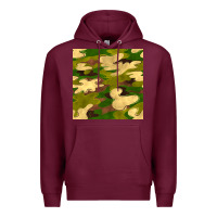 Burgundy camouflage seamless pattern Premium Hoodie - BundleAndBundleShop