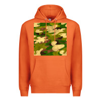 Carrot camouflage seamless pattern Premium Hoodie - BundleAndBundleShop