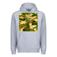 Heather Grey camouflage seamless pattern Premium Hoodie - BundleAndBundleShop