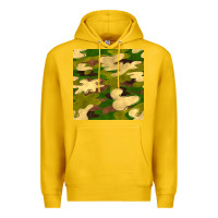 Lemon camouflage seamless pattern Premium Hoodie - BundleAndBundleShop