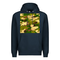 Navy camouflage seamless pattern Premium Hoodie - BundleAndBundleShop