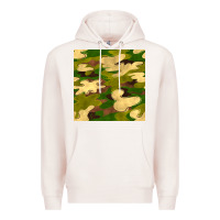 Pale Pink camouflage seamless pattern Premium Hoodie - BundleAndBundleShop
