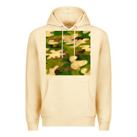 Pina Colada camouflage seamless pattern Premium Hoodie - BundleAndBundleShop