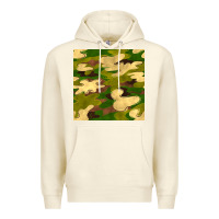 Sandshell camouflage seamless pattern Premium Hoodie - BundleAndBundleShop