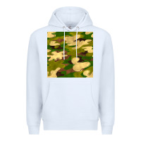 White camouflage seamless pattern Premium Hoodie - BundleAndBundleShop