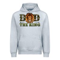 Heather Grey dad the king Urban Hoodie - Artiststas