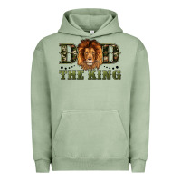 Pigment Oil Green dad the king Urban Hoodie - Artiststas