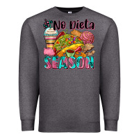 Charcoal Heather no dieta season Premium Sweatshirt - Zillion Design Studio