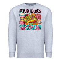 Heather Grey no dieta season Premium Sweatshirt - Zillion Design Studio