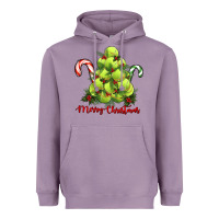 Lavender Merry Christmas Tennis Heavyweight Hoodie - RanaPortraitStore