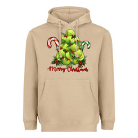 Mushroom Merry Christmas Tennis Heavyweight Hoodie - RanaPortraitStore