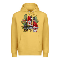 Antique Gold farm truck,noel gnome Premium Hoodie - JahusDesignShop