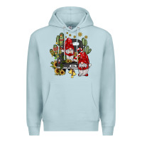 Blue Mist farm truck,noel gnome Premium Hoodie - JahusDesignShop