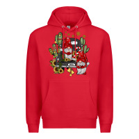 Red farm truck,noel gnome Premium Hoodie - JahusDesignShop