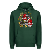 Sports Green farm truck,noel gnome Premium Hoodie - JahusDesignShop