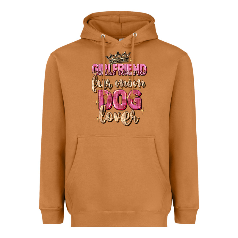Girlfriend  Fur Mom Dog Lover Heavyweight Hoodie by Zillion Design Studio | Teevron