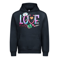 Navy love nurse Urban Hoodie - BundleAndBundleShop