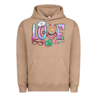 Pigment Burro love nurse Urban Hoodie - BundleAndBundleShop