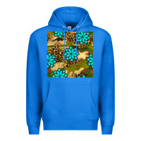 True Royal camouflage leopard gemstone seamless pattern Premium Hoodie - BundleAndBundleShop