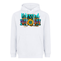 White blessed mimi Heavyweight Hoodie - Zillion Design Studio