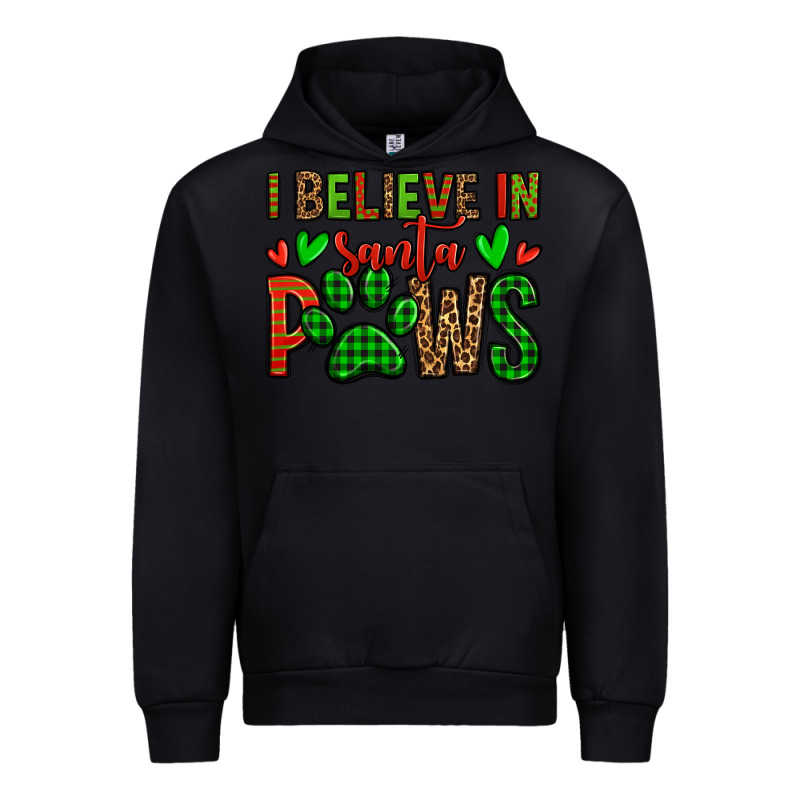 I Believe In Santa Paws Christmas Urban Hoodie by Jasminsmagicworld | Teevron