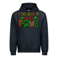Navy i believe in santa paws christmas Urban Hoodie - Jasminsmagicworld