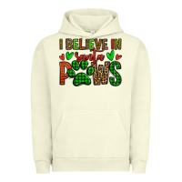 Pigment Pistachio i believe in santa paws christmas Urban Hoodie - Jasminsmagicworld