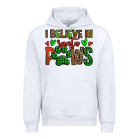 White i believe in santa paws christmas Urban Hoodie - Jasminsmagicworld