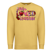 Antique Gold one loved teacher Premium Sweatshirt - RanaPortraitStore