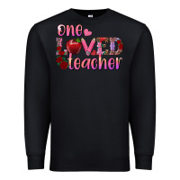 Black one loved teacher Premium Sweatshirt - RanaPortraitStore