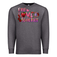 Charcoal Heather one loved teacher Premium Sweatshirt - RanaPortraitStore