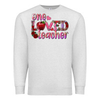Oatmeal Heather one loved teacher Premium Sweatshirt - RanaPortraitStore