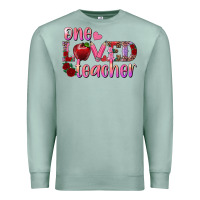 Seafoam one loved teacher Premium Sweatshirt - RanaPortraitStore